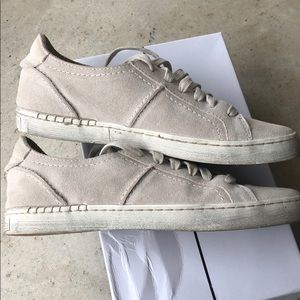 Dolce Vita Zalen white suede size 10